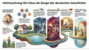 Vorschau - Poster - Jenny Erpenbeck: Heimsuchung – Ein Haus als Zeuge der deutschen Geschichte | Infografik für die Oberstufe - Deckblatt