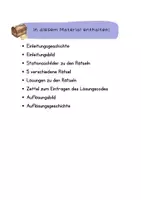 Vorschau - Arbeitsblätter - Mini-Escaperoom bestimmte Artikel - Die Schatztruhe im Schnee - Seite 1