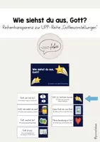 Vorschau - Poster - Wie siehst du aus, Gott? Reihentransparenz (Gottesvorstellung) - Deckblatt