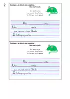 Aperçu - Feuilles d'exercices - Produire des écrits - Les comptines revisitées pour les CP - Page 1