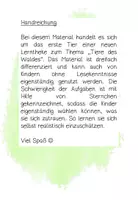 Vorschau - Stationenlernen - Lerntheke: Der Wolf (Tiere des Waldes) - Seite 1