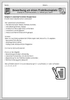 Vorschau - Arbeitsblätter - Bewerbungen Praktikum – Bewerbungsschreiben & Lebenslauf - Seite 2