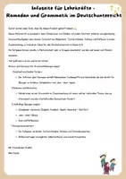 Vorschau - Arbeitsblätter - Ramadan verstehen und Grammatik meistern - Seite 1