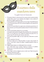 Vorschau - Arbeitsblätter - Carnevale in Italia - Un giallo breve di Carnevale - Seite 1