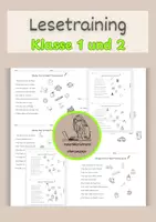 Vorschau - Arbeitsblätter - Lesetraining Klasse 1 und 2: welches Wort ist falsch? - Deckblatt
