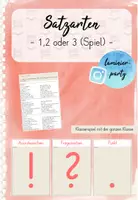 Vorschau - Spiele - Bundle: Satzarten / Satzschlusszeichen - Deckblatt