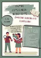 Vorschau - Aufgabenkarten - Fiktive Zeitzeugengeschichte - Einstieg Weimarer Republik - Deckblatt