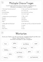 Vorschau - Arbeitsblätter - Der Winter: Lesetext "Der warme Winterhandschuh" (inklusive Übungen und Lösungen) - Seite 3