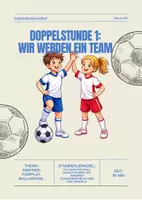 Vorschau - Stundenentwürfe - Fußball – Klasse 5/6: Fußball gemeinsam lernen und erleben - Seite 1