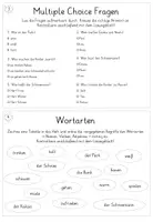 Vorschau - Arbeitsblätter - Der Winter: Lesetext "Winterspaß im Park" (inklusive Übungen und Lösungen) - Seite 3