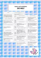 Vorschau - Spiele - lesen + verstehen - Die Welt - Deckblatt