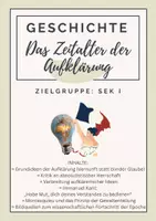 Vorschau - Arbeitsblätter - Das Zeitalter der Aufklärung / Französische Revolution / Montgolfière / Gewaltenteilung - Deckblatt