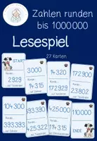 Vorschau - Spiele - Lesespiel Zahlen runden bis 1000 000 - Deckblatt