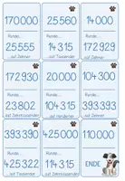 Vorschau - Spiele - Lesespiel Zahlen runden bis 1000 000 - Seite 3