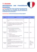 Vorschau - Stundenentwürfe - 7, Die Hinrichtung des Königs Ludwig XIV - Gerichtsverhandlung - Seite 1