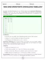 Vorschau - Arbeitsblätter - Einführung in das große Einmaleins - Mathematik (4-5. Klasse) - Seite 1