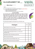 Vorschau - Klassenarbeiten - Klassenarbeit 5: Märchen - Alle Kompetenzbereiche - Seite 3