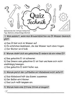 Vorschau - Arbeitsblätter - Quiz & Lösungen – MINT-Paket für die Grundschule - Seite 1