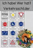 Vorschau - Spiele - Verkehrsschilder -Ich habe! Wer hat? - Deckblatt