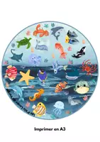 Aperçu - Jeux - Cherche et trouve les animaux marins - Page de couverture