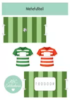Vorschau - Präsentationen/Tafelbilder - Mathefußball / Rechenfußball / Tafelfußball (Trikot, Spielfeld) - Deckblatt