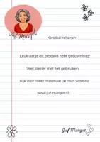 Voorbeeld - Kerstbal rekenen - Pagina 1