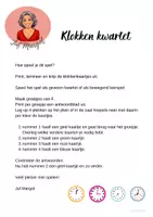 Voorbeeld - klokken kwartet kwart voor en kwart over - Voorblad