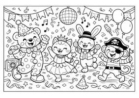 Vorschau - Mal- und Bastelvorlagen - Materialpaket: Fasching / Karneval. Malen und Basteln. Kunst - Seite 2