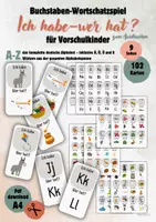 Vorschau - Spiele - Ich habe – wer hat? A–Z | Wortschatzspiel & Sprachförderung für Kindergarten und Vorschule - Deckblatt