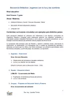 Vista previa - Unidades / Secuencias / Situaciones de Aprendizaje - Sec. didáctica primer grado - Luces y sombras - página 1