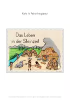 Vorschau - Stundenentwürfe - Leben in der Steinzeit Wohnen Essen Höhlenmalerei Unterrichtseinheit - Seite 3