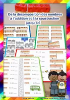 Aperçu - Préparation de séance / Séance complète - De la décomposition des nombres à l’addition et à la soustraction jusqu’à 6 - Page de couverture
