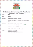 Vorschau - Arbeitsblätter - Bundesländer Deutschlands: Arbeitsheft & Lösungen - Sachunterricht - Kl. 3/4 - Seite 1