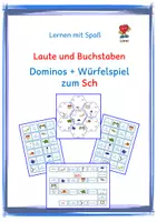 Vorschau - Spiele - Dominos + Würfelspiel zum Sch - Deckblatt