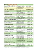 Vorschau - Unterrichtsreihen - Excel 365 Grundkurs - 4. Auflage (Stand: 10.01.26) - Seite 1