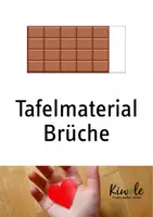 Vorschau - Präsentationen/Tafelbilder - Tafelmaterial Einführung Brüche (Schokolade) - Deckblatt