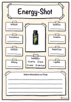 Vorschau - Unterrichtsreihen - Steckbrief Droge Energy‑Shot – Drogenprävention - Deckblatt