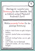 Vorschau - Mal- und Bastelvorlagen - Der Wanderer über dem Nebelmeer: Schritt für Schritt Anleitung - Seite 2