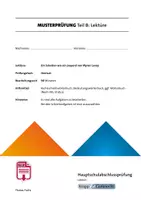 Vorschau - Arbeitsblätter - Komplettes Materialpaket: Musterprüfungen Hauptschulabschluss Deutsch BaWü - Seite 1