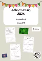Vorschau - Arbeitsblätter - Jahreslosung 2026 - Deckblatt