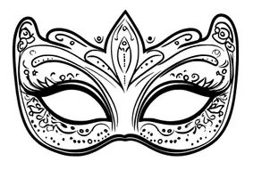Vorschau - Mal- und Bastelvorlagen - Masken für Fasching/Karneval - Bastel und Malvorlagen (18 verschiedene Vorlagen) - Seite 2