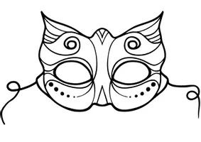 Vorschau - Mal- und Bastelvorlagen - Masken für Fasching/Karneval - Bastel und Malvorlagen (18 verschiedene Vorlagen) - Seite 3