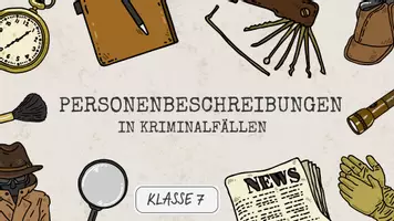 Vorschau - Arbeitsblätter - Personenbeschreibungen in Kriminalfällen - Seite 1