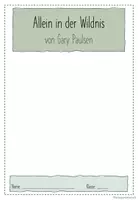 Vorschau - Unterrichtsreihen - Lesetagebuch: Allein in der Wildnis - Seite 2