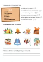 Vorschau - Arbeitsblätter - Revision - Adventures, Places & Have to / Don't Have to (passend zu MORE! 2 Unit 6) - Seite 3