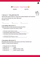 Vorschau - Arbeitsblätter - 👨👩👧👦 Ma famille: Familienmitglieder beschreiben (A1) - Seite 2