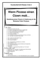 Vorschau - Unterrichtsreihen - Wenn Picasso einen Clown malt ... - Kunstidee Fasching / Zirkus von Klasse 3 bis 6 - Seite 2