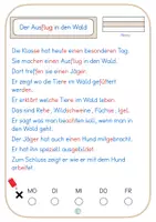 Vorschau - Arbeitsblätter - 40 Wochenleseblätter für ein Schuljahr! - Deckblatt