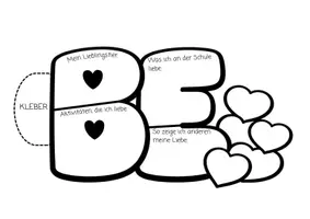Vorschau - Arbeitsblätter - Liebe - Gestaltungsblatt/Ausmalbild (Valentinstag, Reli-/Ethik-/Pädunterricht, Vertretungsstunden) - Seite 2