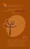Vorschau - Arbeitsblätter - 🪶Naturlyrik: Hermann Hesse - Baum im Herbst mit antizipierter Schüler:innenlösung - Deckblatt